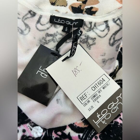 Lightweight Leo Guy Beaded and Sequin Cardigan Size M/L (French 6) - Picture 12 of 12